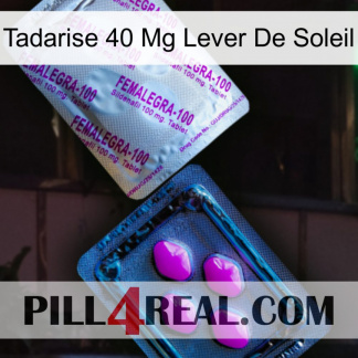 Tadarise 40 Mg Sunrise 37